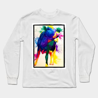 Color Splash Cow Long Sleeve T-Shirt